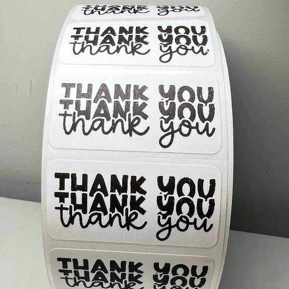 Pack of 100 stickers | Thank You stickers roll for Poshmark | Shipping S… - Picture 8 of 9